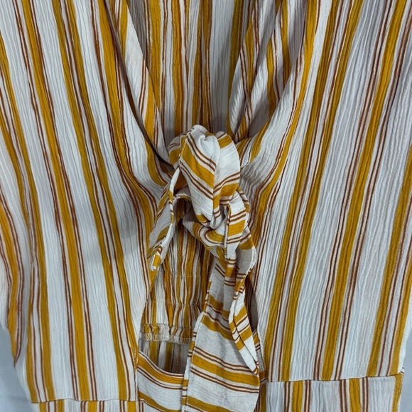 Faithfull the Brand Striped Jumpsuit Yellow White Size S / US 4 - Picture 5 of 12